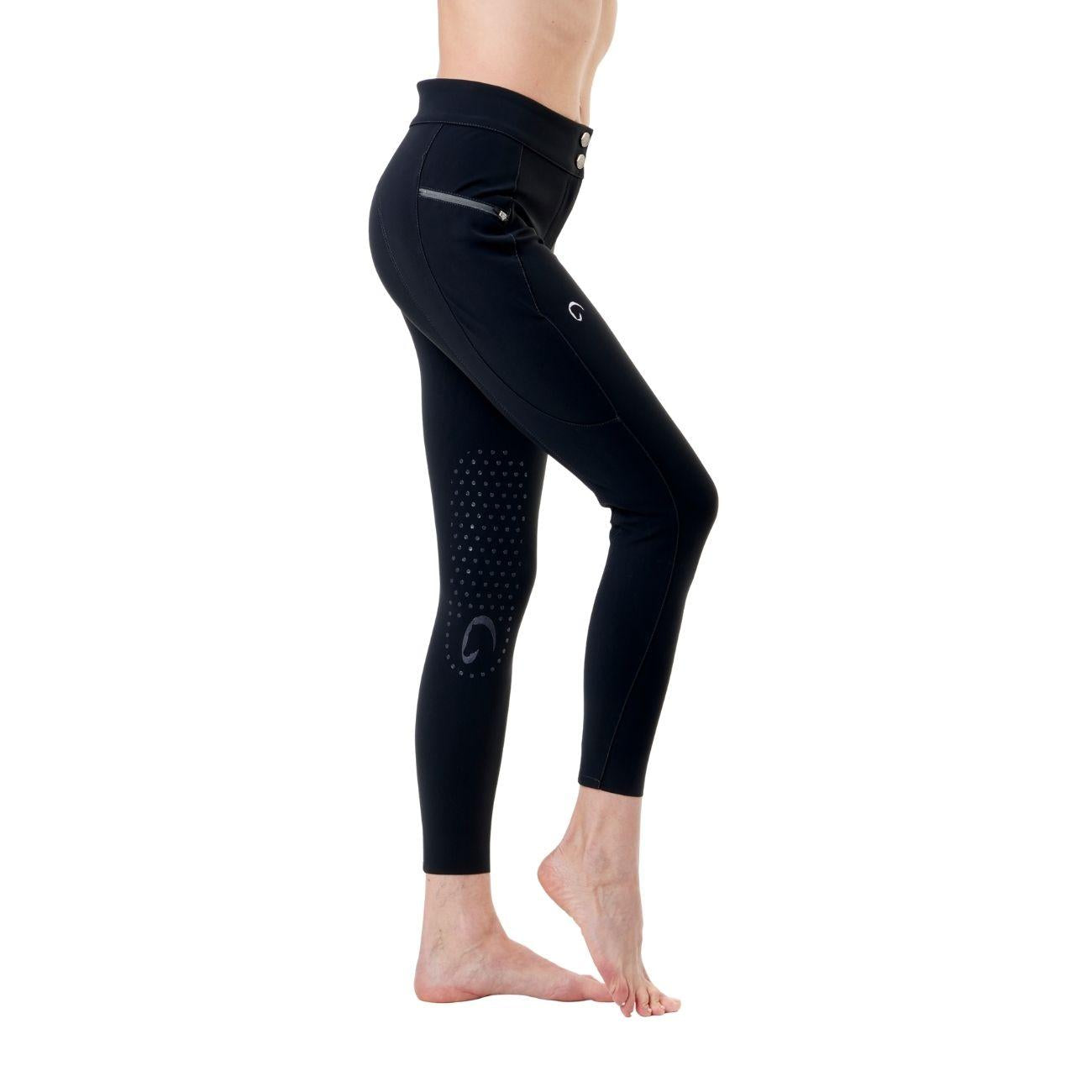 Pantalone Da Donna Half Grip Venezia Mascheroni Blu 09MA-02VENEZIA 342BLU MASCHERONI SELLERIA 