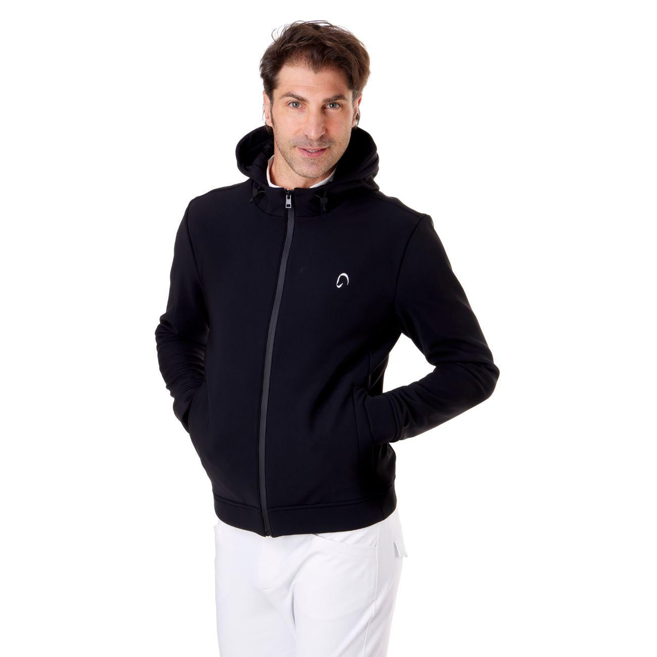 Softshell Mascheroni Uomo Leggero Estivo Nero MASUSFT02-NOPILE BLACK MASCHERONI SELLERIA 