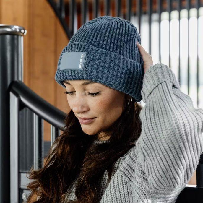 Cappello Beanie Rubber Logo Kentucky Azzurro 42716 61LIGHTBLUE KENTUCKY 