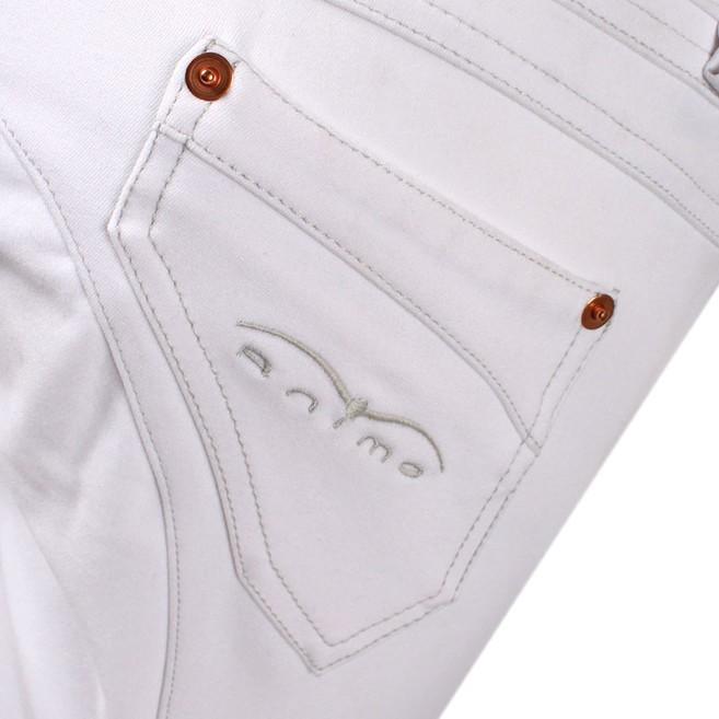 ANIMO ANIMO Nai Animo 02 Bianco Pantaloni Da Equitazione 12AMNAI 02BIANCO. 