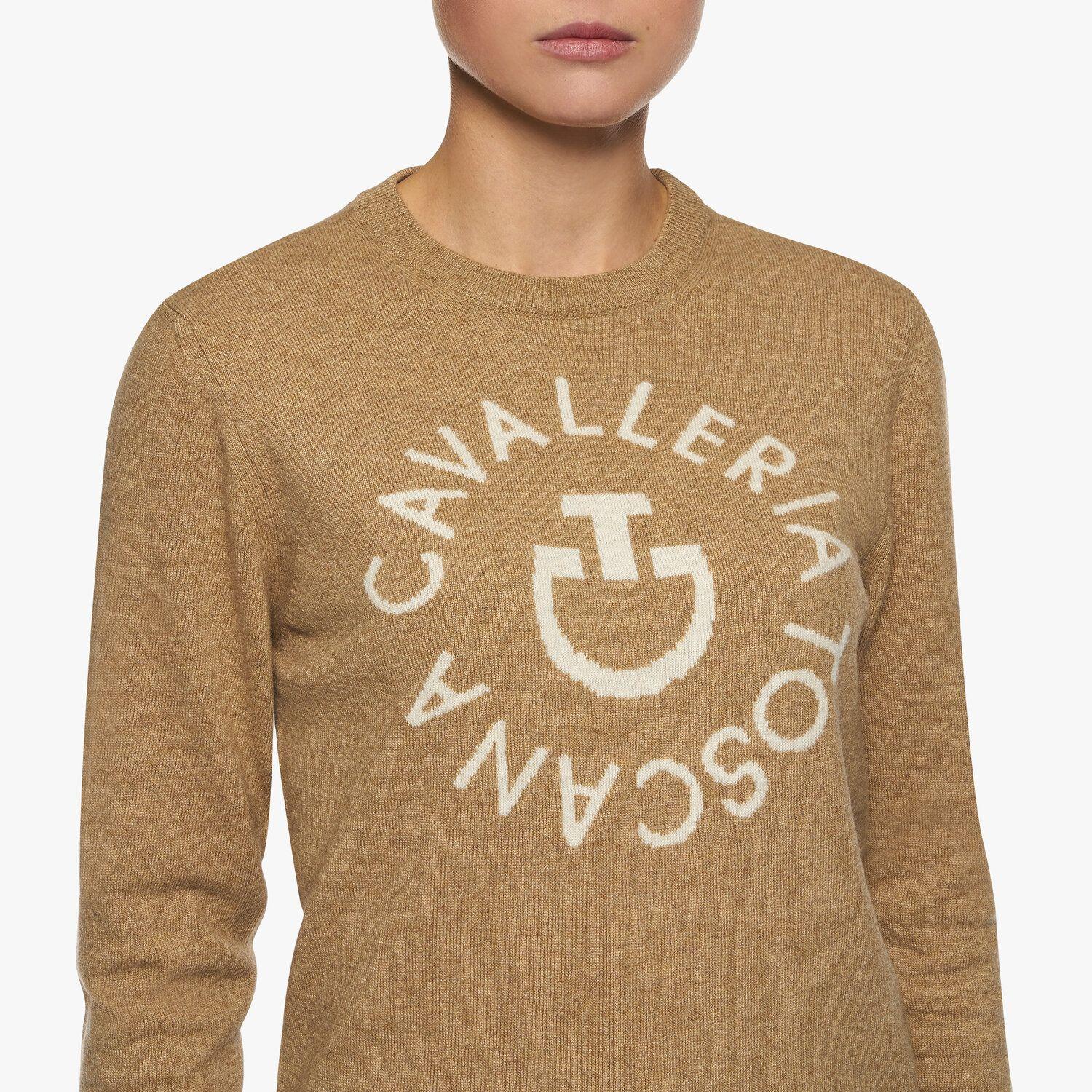 GIROCOLLO DONNA MISTO CASHMIRE CAVALLERIA TOSCANA 29CT-MAD115LA036 4B00 LIGHT MOCHA CAVALLERIA TOSCANA 