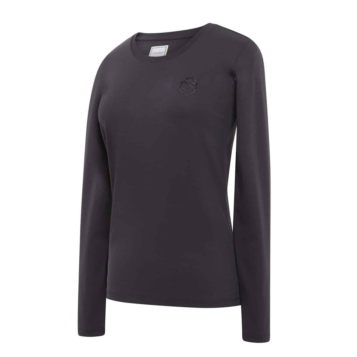T-SHIRT DONNA MOD.AXELLA BLAZON SAMSHIELD 29SS-AXELLA DARK SHADOW/TONE ONTONE SAMSHIELD
