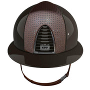 Cap Kep Italia Cromo 2.0 Con Fronte A Specchio Con Tessuto Incrociato Marrone E Visiera Polo Marrone CRPL2.0095 MARRONE KEP ITALIA 