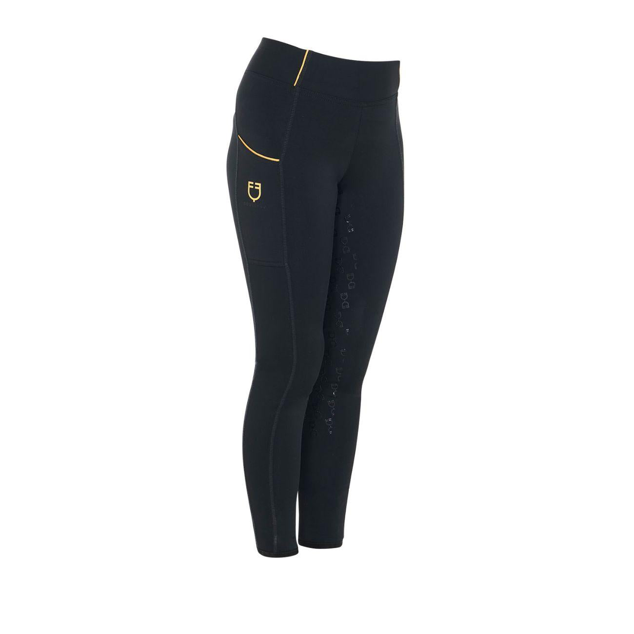 EQUESTRO Leggins Junior ETKU00047 BLACK EQUESTRO