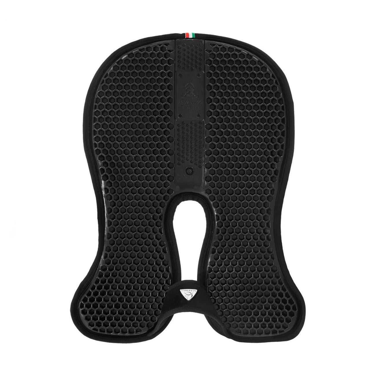 Compensatore SP WFS Camoscio Gel Hexagonal Flat Nero AC094 BLACK ACAVALLO 