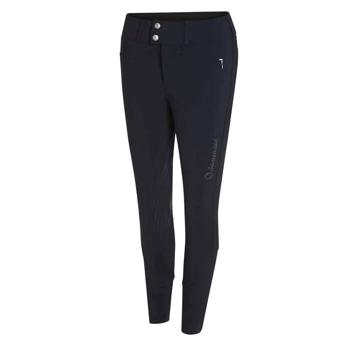 Pantaloni Da Equitazione Da Donna Clara Samshield Navy 29SS-CLARA NAVY TONE ON TONE SAMSHIELD 