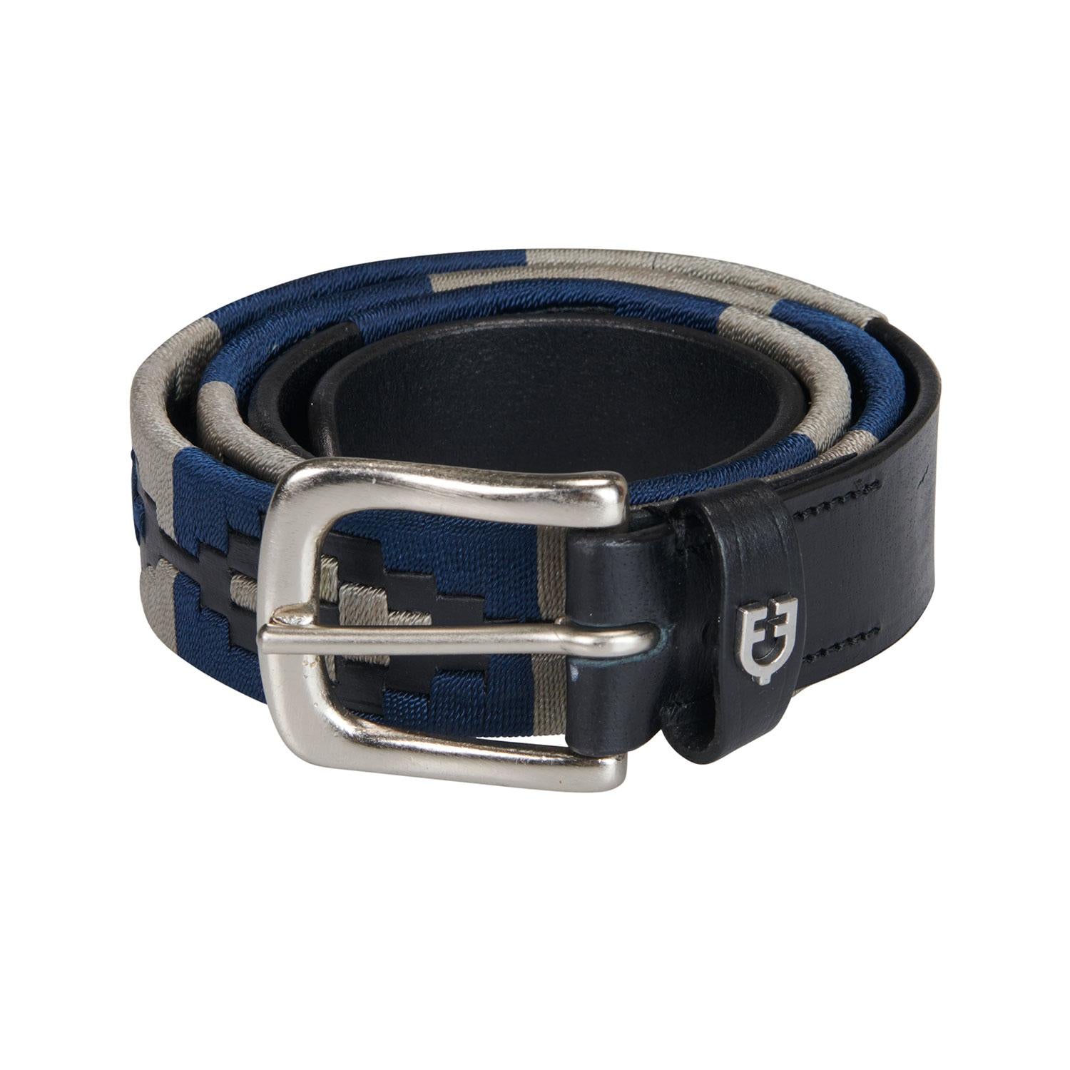 Cintura Polo S Equestro Nero/Blu/Grigio 09AMA-AB00625 BLACK BLUE GREY EQUESTRO 