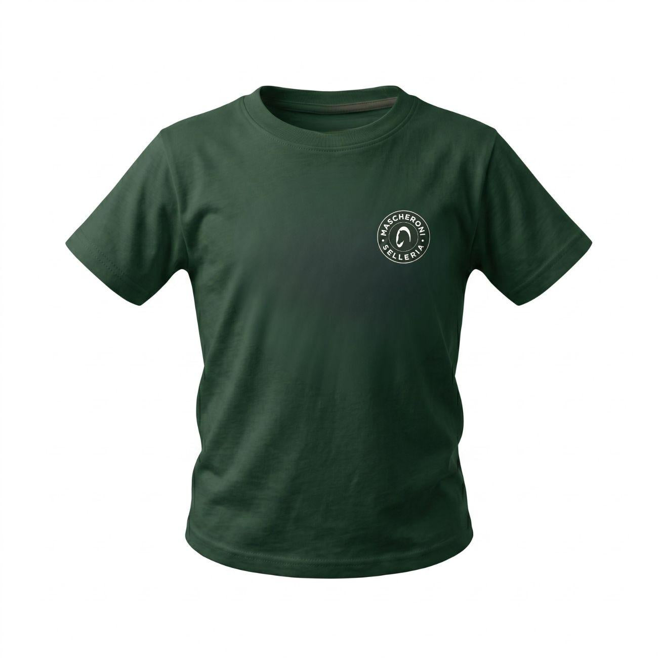 MASCHERONI SELLERIA T-Shirt Junior Con Logo 26MA-T-SHIRTKIDVERDE VERDE 
