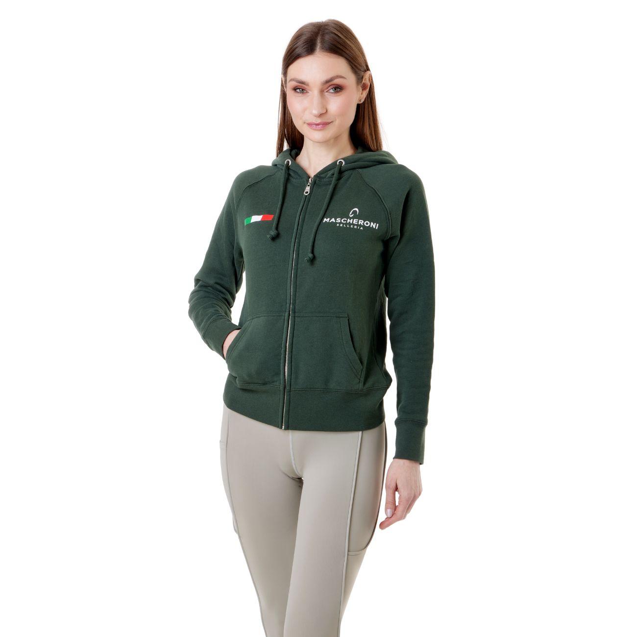 Felpa Da Donna Claim Mascheroni 09MACLAIMD VERDE MASCHERONI SELLERIA 