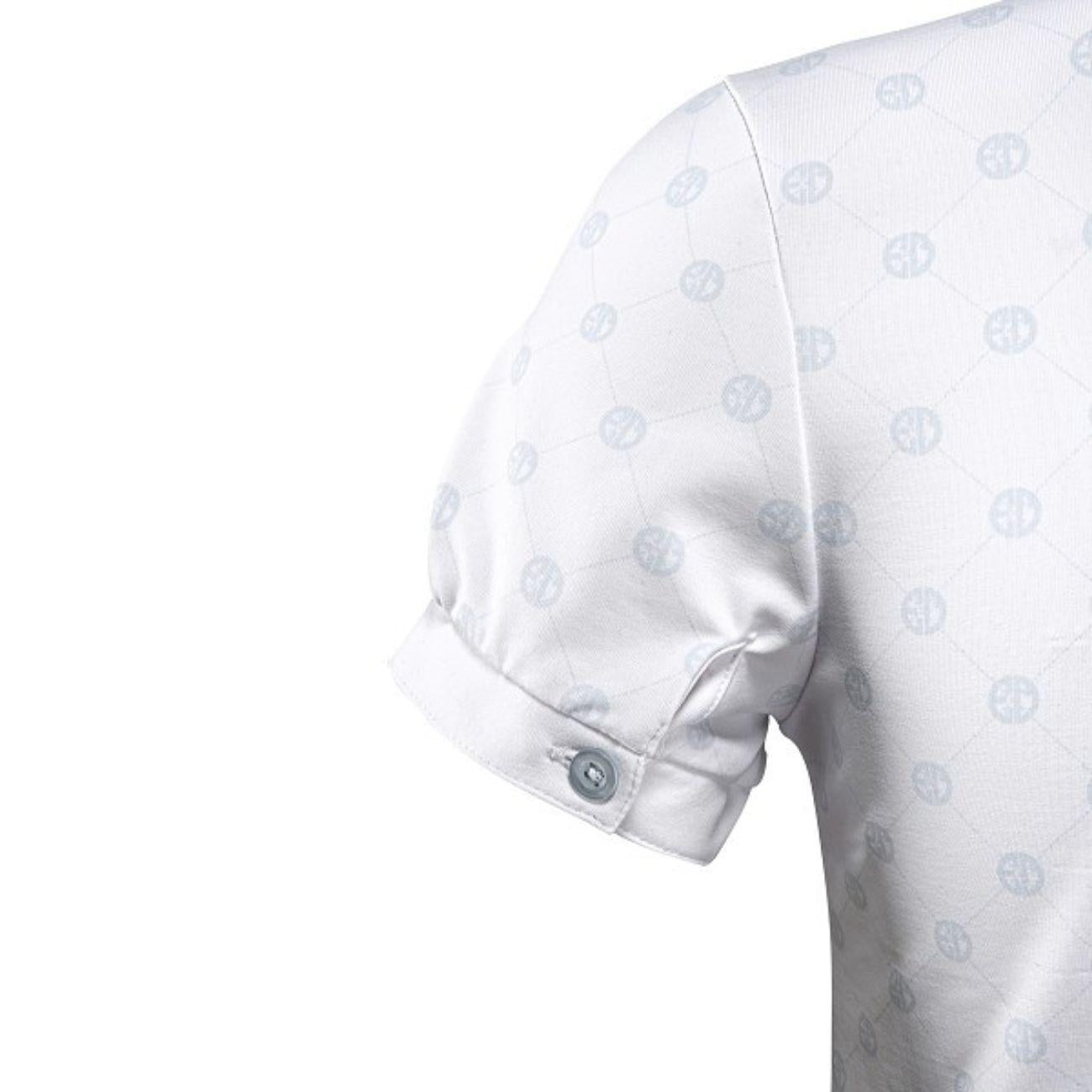 EQUILINE Polo Donna Da Concorso A Manica Corta PM-EQ-H00809 001WHITE 