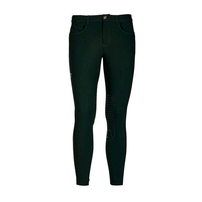 Pantalone Da Equitazione Da Uomo Half Grip Roma Mascheroni Verde 09MA-04ROMA 313VERDONE MASCHERONI SELLERIA 