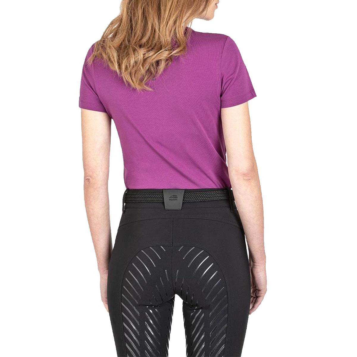 T-SHIRT DONNA MANICA CORTA MOD.CLEOC 09EQ-H00848 071VIOLA EQUILINE 