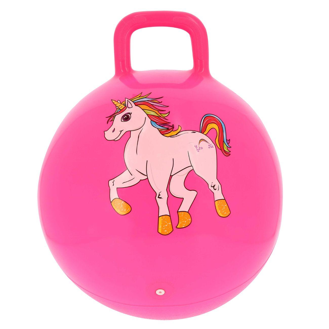Palla Da Gioco Per Bambini Unicorn Space Hopper Equi-Kids 901102 023FLUOPINK EQUI-KIDS 