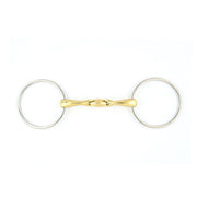 JUMP'IN FILETTO ANELLI FRENCH MOUTH SPEZZATO IN 3 CANNONE STANDARD JUMP'IN OTTONE filetti ad anelli 0008 09JU0008 OTTONE JUMP'IN 
