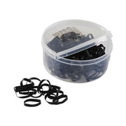 HIPPO-TONIC ELASTICI PER CRINIERA BOX 450 PZ. Nero CURA E COSMESI 306776 002 BLACK HIPPO-TONIC 
