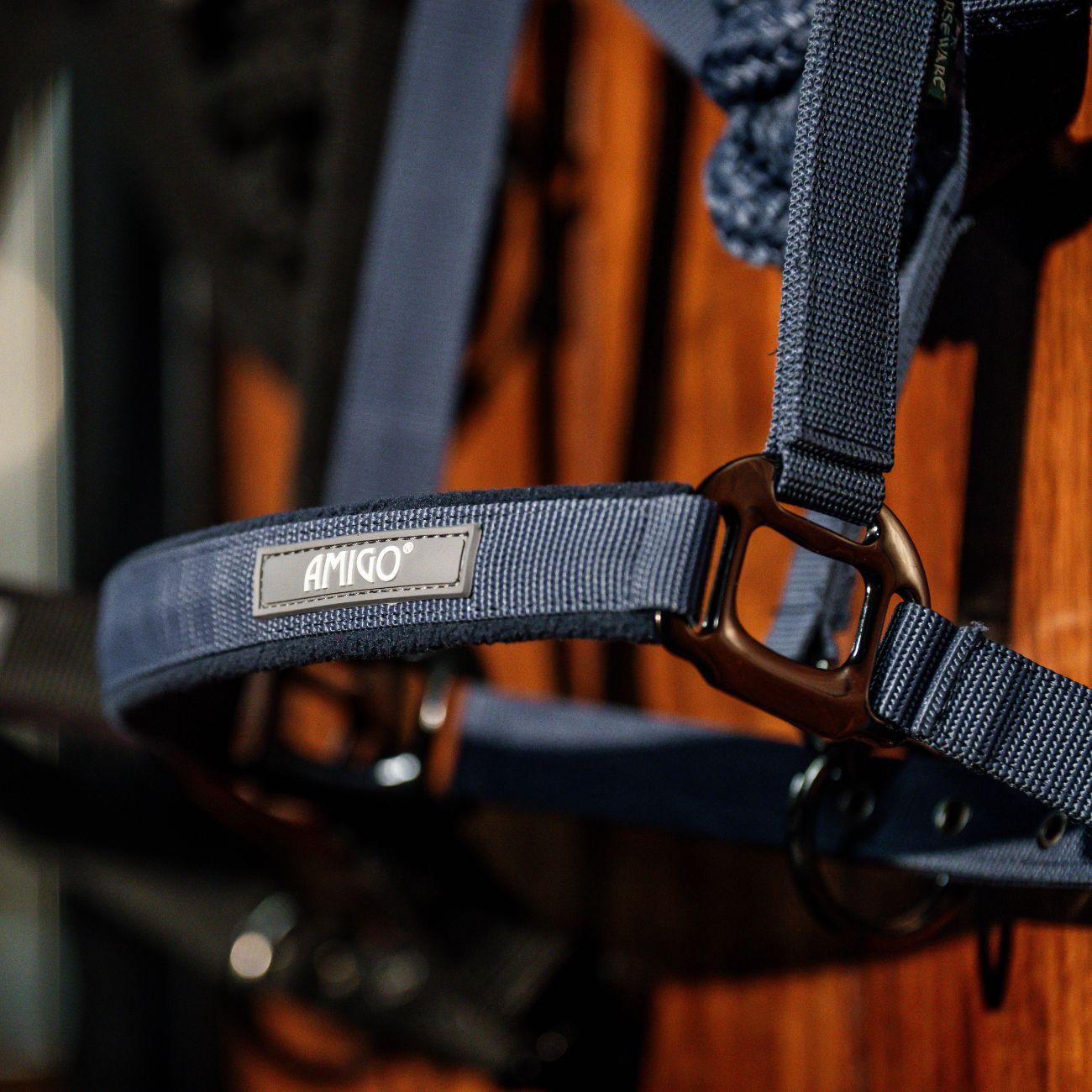 Set Capezza E Lunghina Amigo Horseware Blu DHRX01 B000NAVY HORSEWARE 