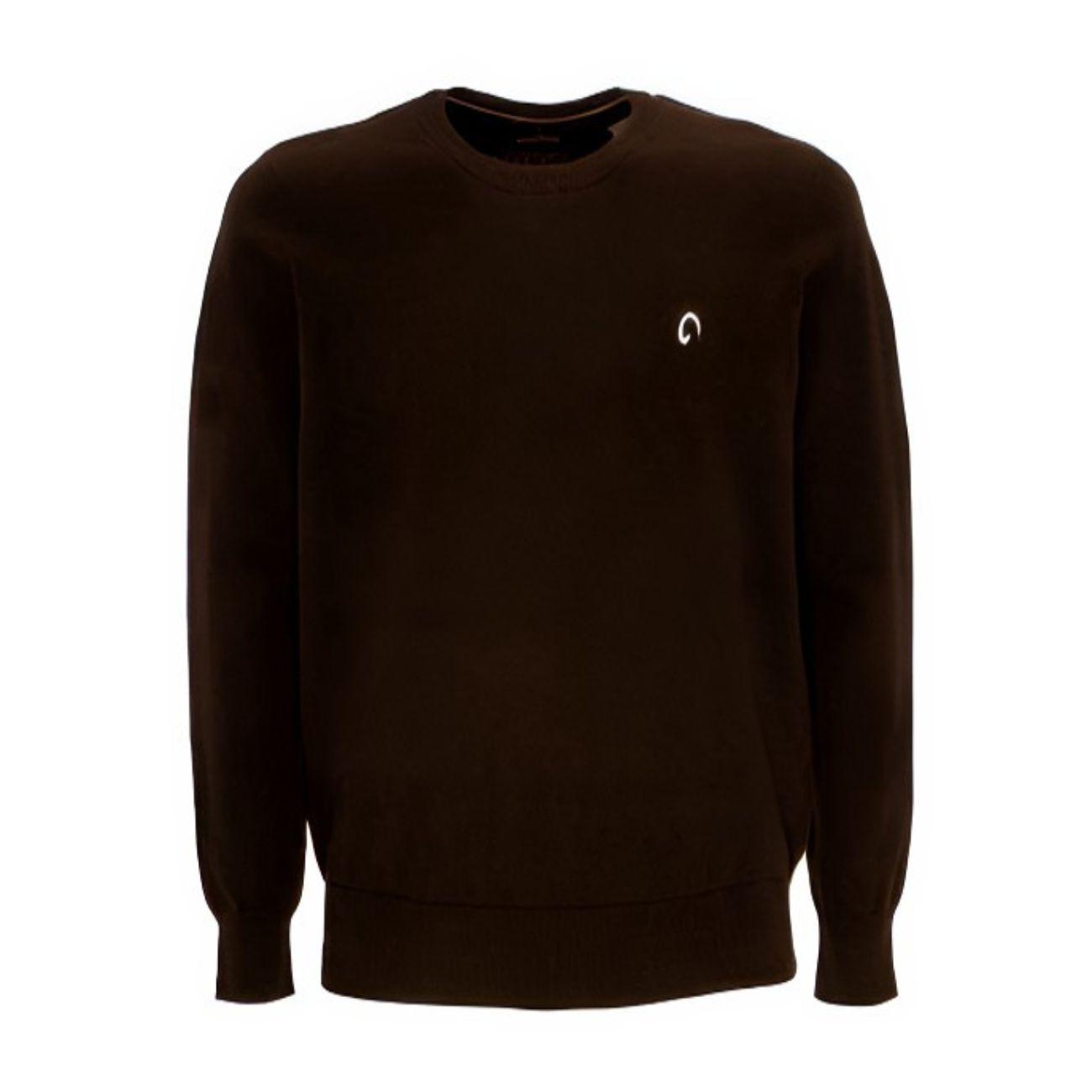 Pullover Girocollo Da Uomo Casual Mascheroni Marrone MASCHERONI-NS901 GRIZZLYBROWN MASCHERONI SELLERIA 