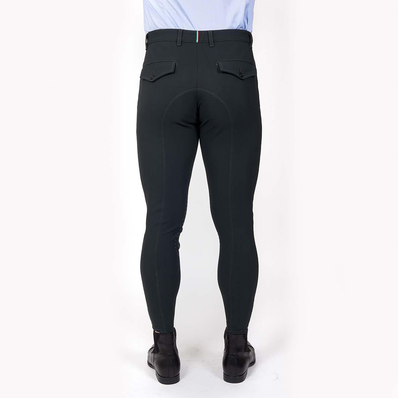 Pantalone Da Equitazione Da Uomo Roma Mascheroni Antracite 09MA-04ROMA 344ANTRACITE MASCHERONI SELLERIA 