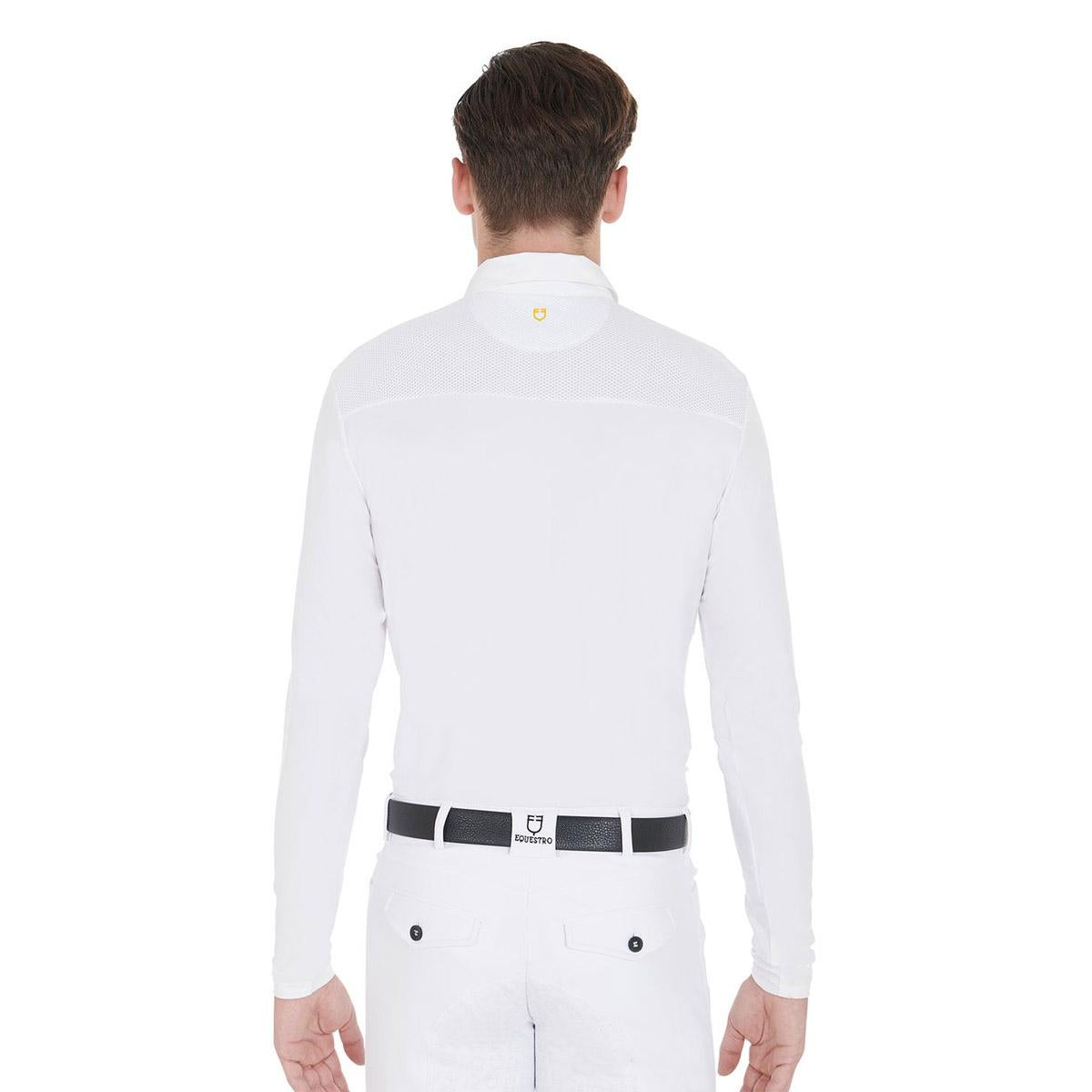 Equestro CONCORSO BIANCO Camicie Da Concorso 09AMA-ETM00060 WHITE EQUESTRO 