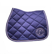 Sottosella Da Salto Con Logo Tondo Mascheroni Blu/Bianco 09MA-SADDLEPAD NAVY-WHITE MASCHERONI SELLERIA 