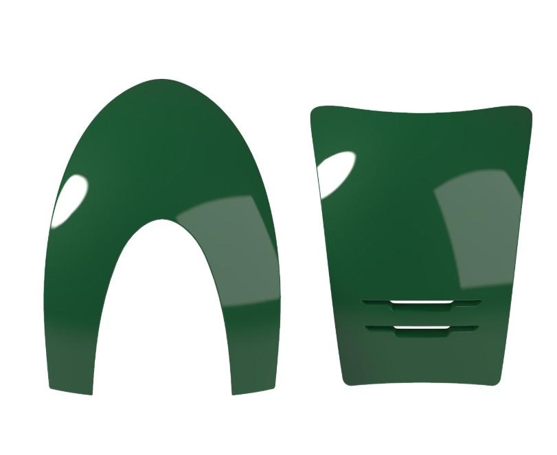 KEP ITALIA Inserto Frontale Cromo 2.0 Verde nan per casco da equitazione BOX.INS.F.R.P.GRJ VERDE KEP ITALIA 