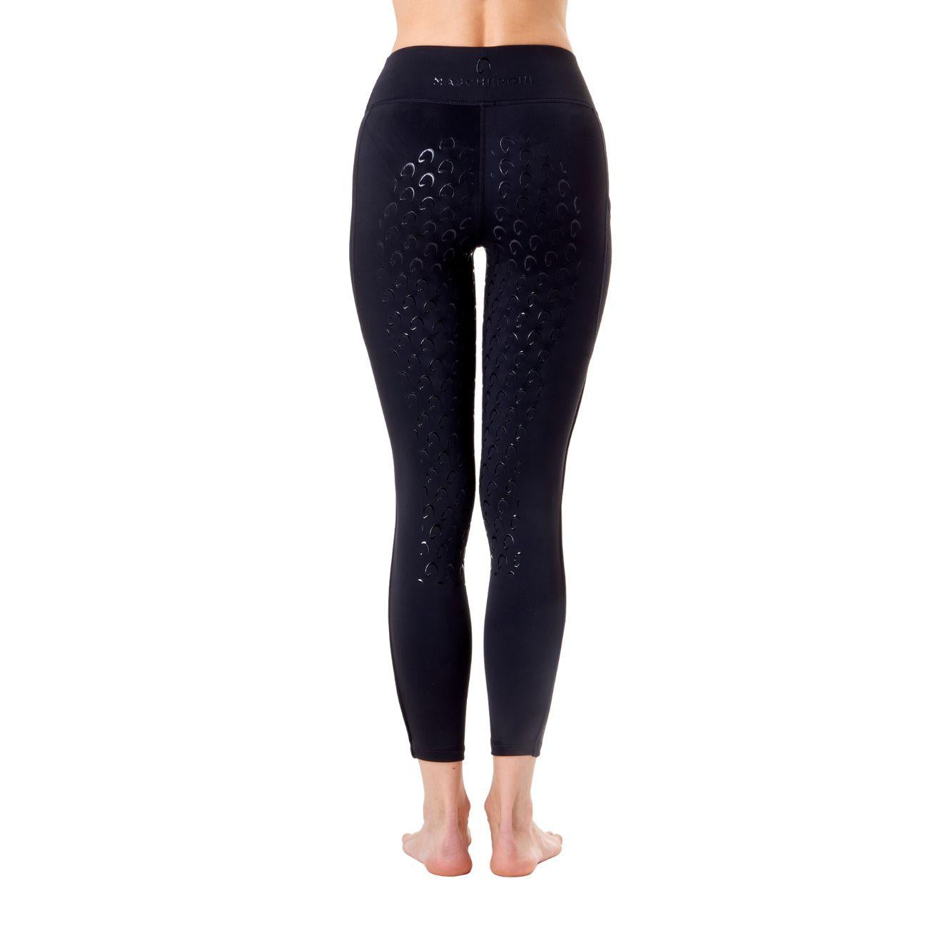Leggings Da Donna Full Grip Piazza Di Siena Mascheroni Nero 30MA-PIAZZADISIENA BLACK/WHITE MASCHERONI SELLERIA 