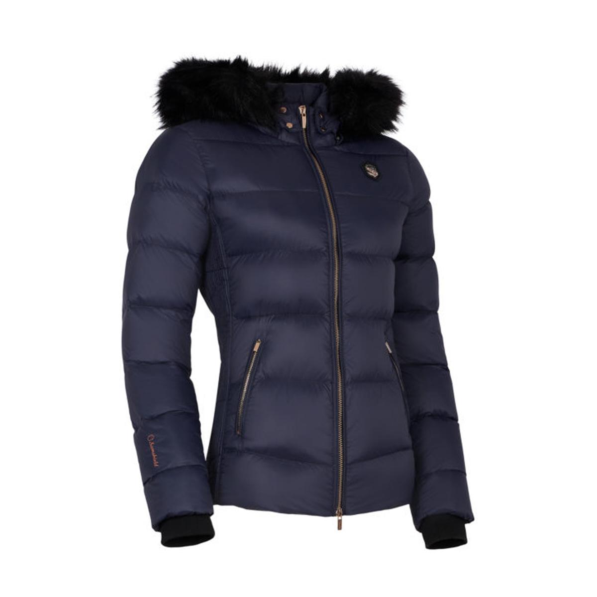 PIUMINO DONNA CON CAPPUCCIO MOD. COURCHEVEL SAMSHIELD 09SS-DWNJCKT NAVY PINK GOLD SAMSHIELD