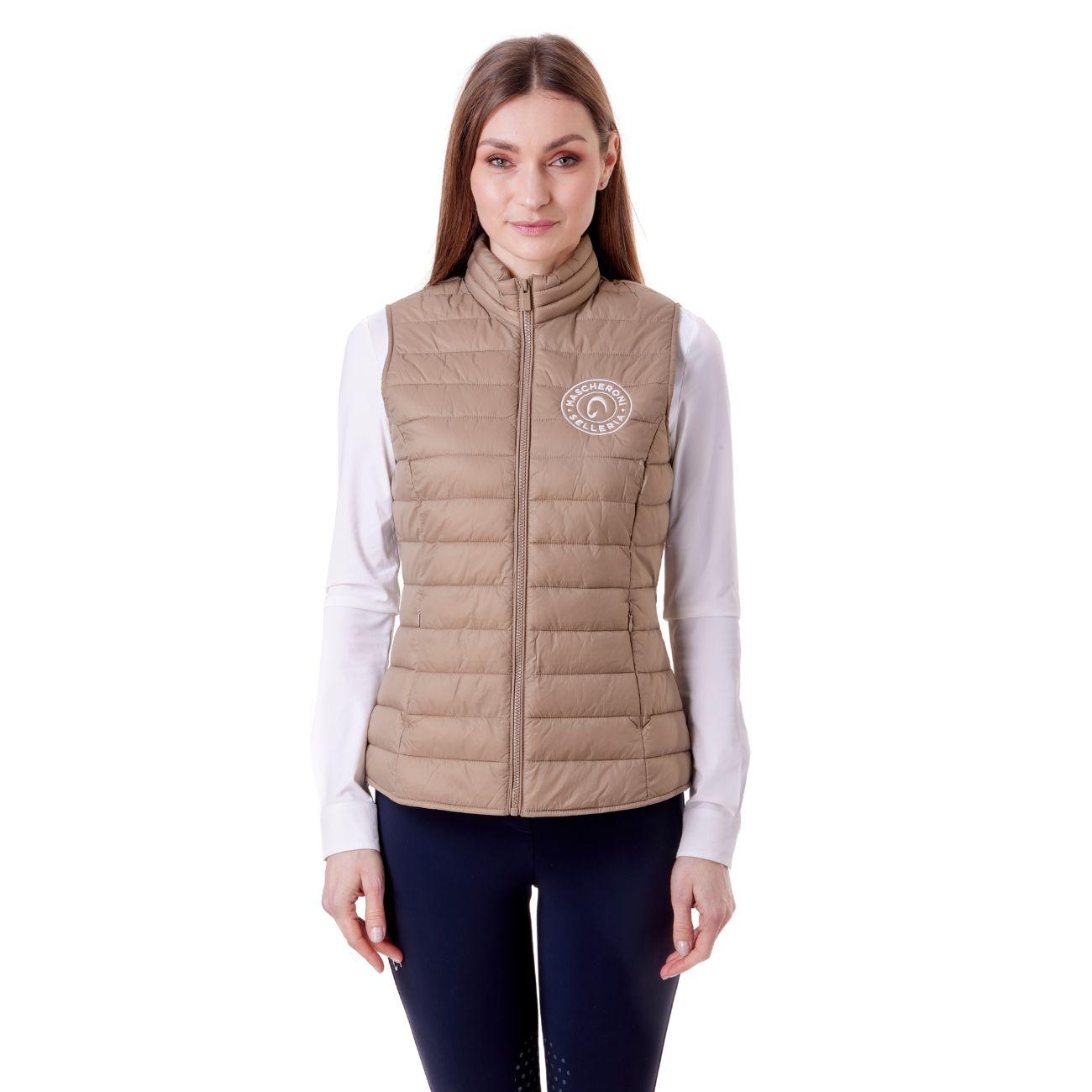 Gilet Imbottito Da Donna Mascheroni Beige 02 BEIGE MASCHERONI SELLERIA 