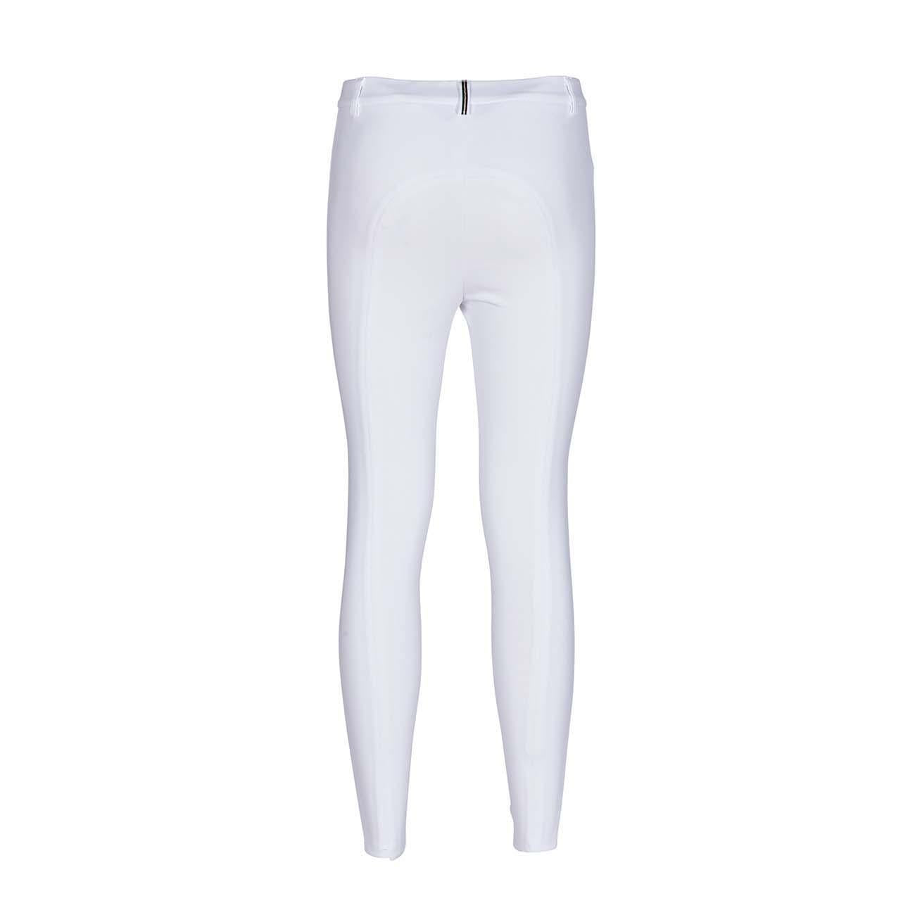 PANTALONE DA EQUITAZIONE DONNA CON GRIP E TASCHE ANTERIORI 09MA-05PARIGI 001BIANCO MASCHERONI SELLERIA 