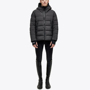 PIUMINO UOMO CON CAPPUCCIO IN NYLON CAVALLERIA TOSCANA 29CT-GIU267NY096 9999BLACK CAVALLERIA TOSCANA