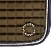 KINGSLAND SOTTOSELLA DA DRESSAGE IN RASO E LUREX MOD.KLSELENA KINGSLAND Verde sottosella 29KING-2230424651-DR 6577GREEN BLACK INK KINGSLAND 