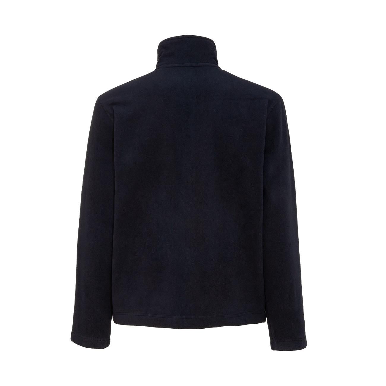 MICROPILE UOMO FULL ZIP 09EH-K911 BLUE NAVY EQUINE HORSE 