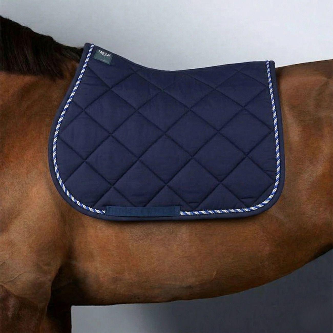 Sottosella Da Salto Mascheroni Blu Con Cordino Blu/Bianco/Argento 09MAS400 BLU+1CORDINOBLUBIANCOARGENTO MASCHERONI SELLERIA 