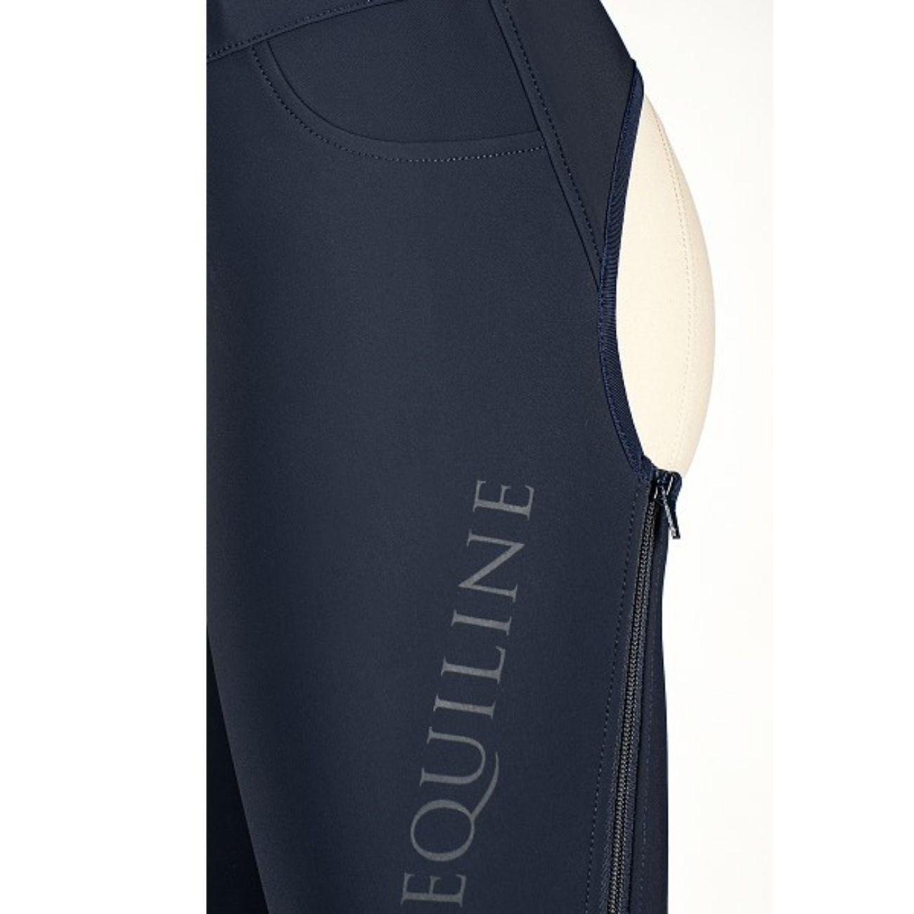 EQUILINE Pantalone Chaps Con Grip Al Ginocchio Dalia PM-EQ-C92MN08806 002BLU 