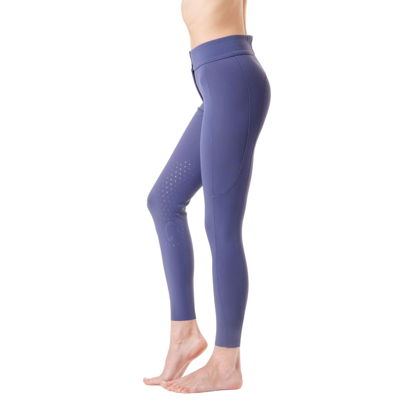 Pantalone Da Donna Half Grip Venezia Mascheroni Celeste 09MA-02VENEZIA 504CELESTE MASCHERONI SELLERIA 