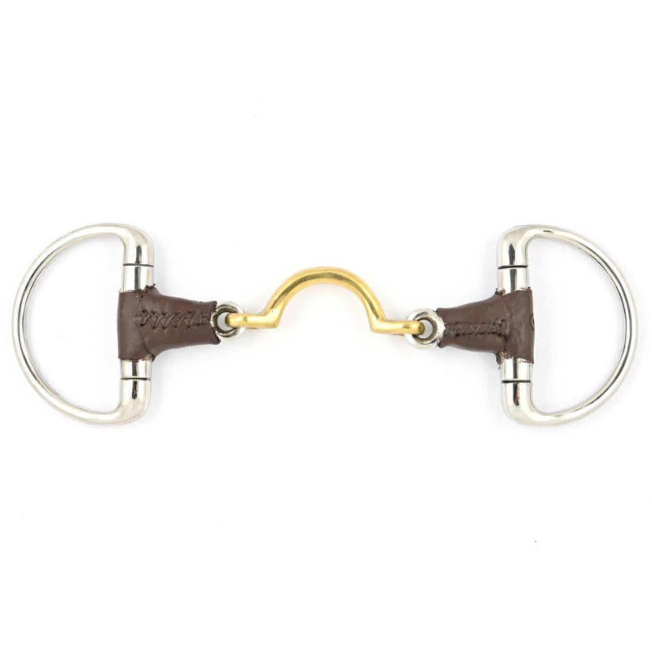 JUMP'IN FILETTO AD OLIVA RIVESTITO IN CUOIO CON PONTE JUMP'IN OTTONE filetti ad oliva 8D 09JU8D OTTONE JUMP'IN 