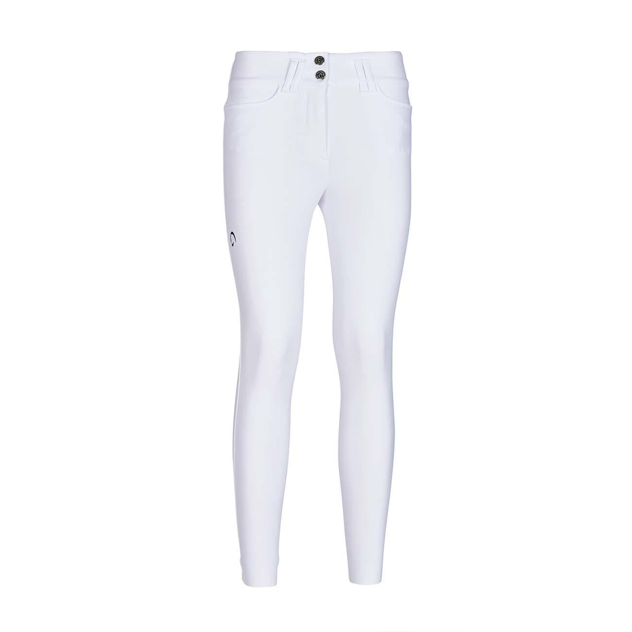 PANTALONE DA EQUITAZIONE DONNA VITA ALTA 09MA-03BERLINO 001BIANCO MASCHERONI SELLERIA