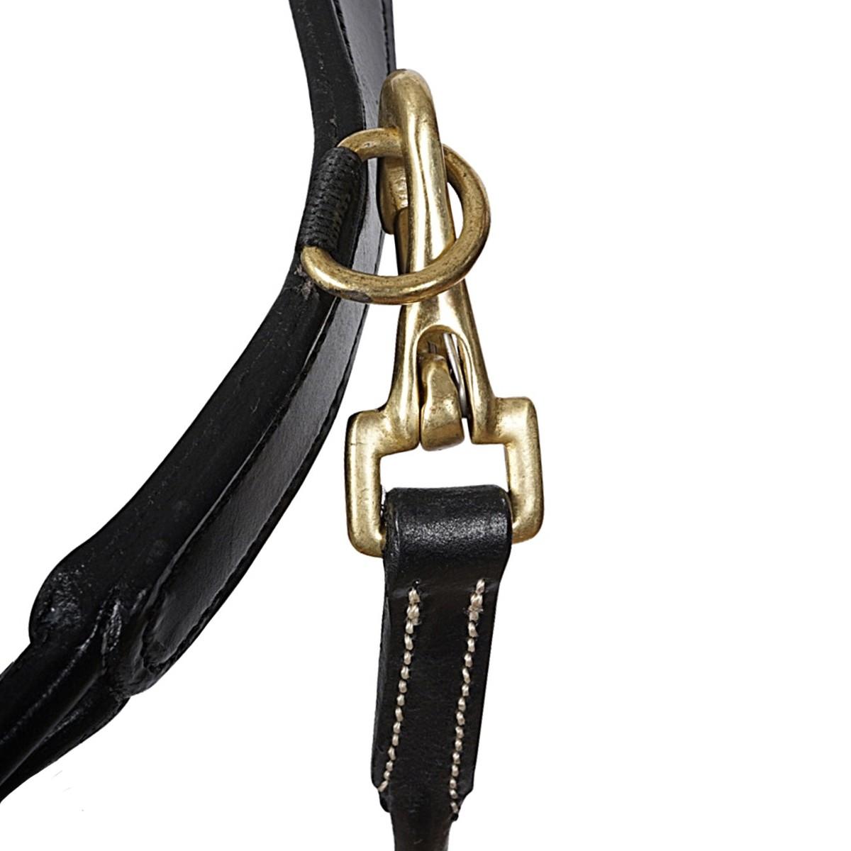 DY'ON CAPEZZA TUBOLARE CON FIBBIERIA OTTONE DYON Nero CAPEZZINI E CAPEZZE 09DY-B833 BLACK DY'ON 