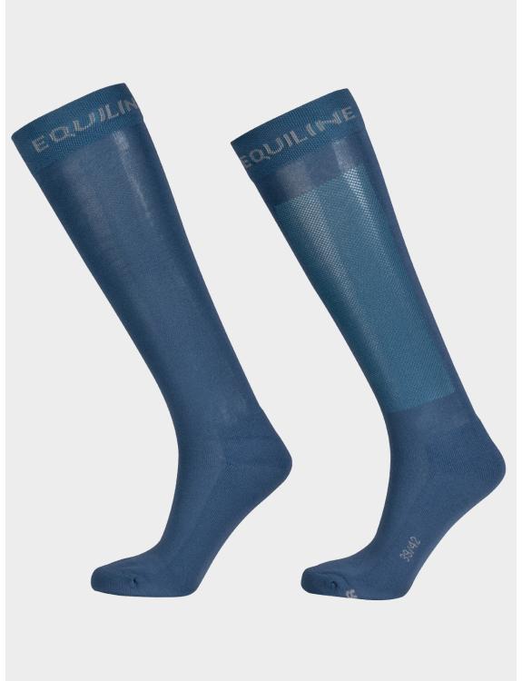 CALZINO UNISEX MOD.ECRE 09EQ-T11392 722DIPLOMATIC BLUE EQUILINE