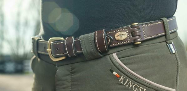 DY'ON FLAT LEATHER BELT DY'ON Marrone BORSE E CINTURE RI19A BROWN DY'ON 