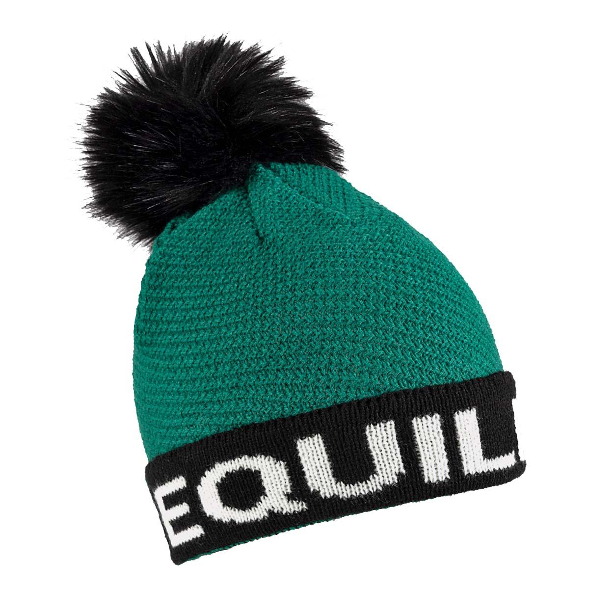 BERRETTO IN LANA CON PON PON MOD.CLIFFECP 09EQ-T11374 611PEPPER GREEN EQUILINE