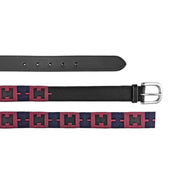 Equestro POLO BLACK BLUE BURGUNDY Borse E Cinture 09AMA-AB00626 BLACK BLUE BURGUNDY EQUESTRO 