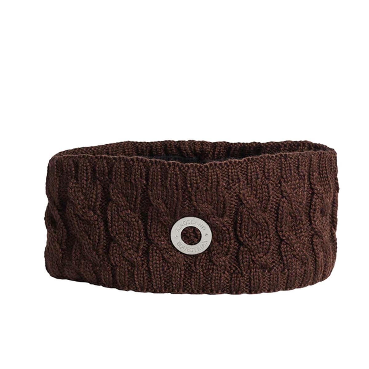 FASCIA PER CAPELLI LAVORATA A TRECCE DA DONNA MOD.KLSERAH KINGSLAND 29KING-2230145657 6578BROWN BLACK COFFE KINGSLAND