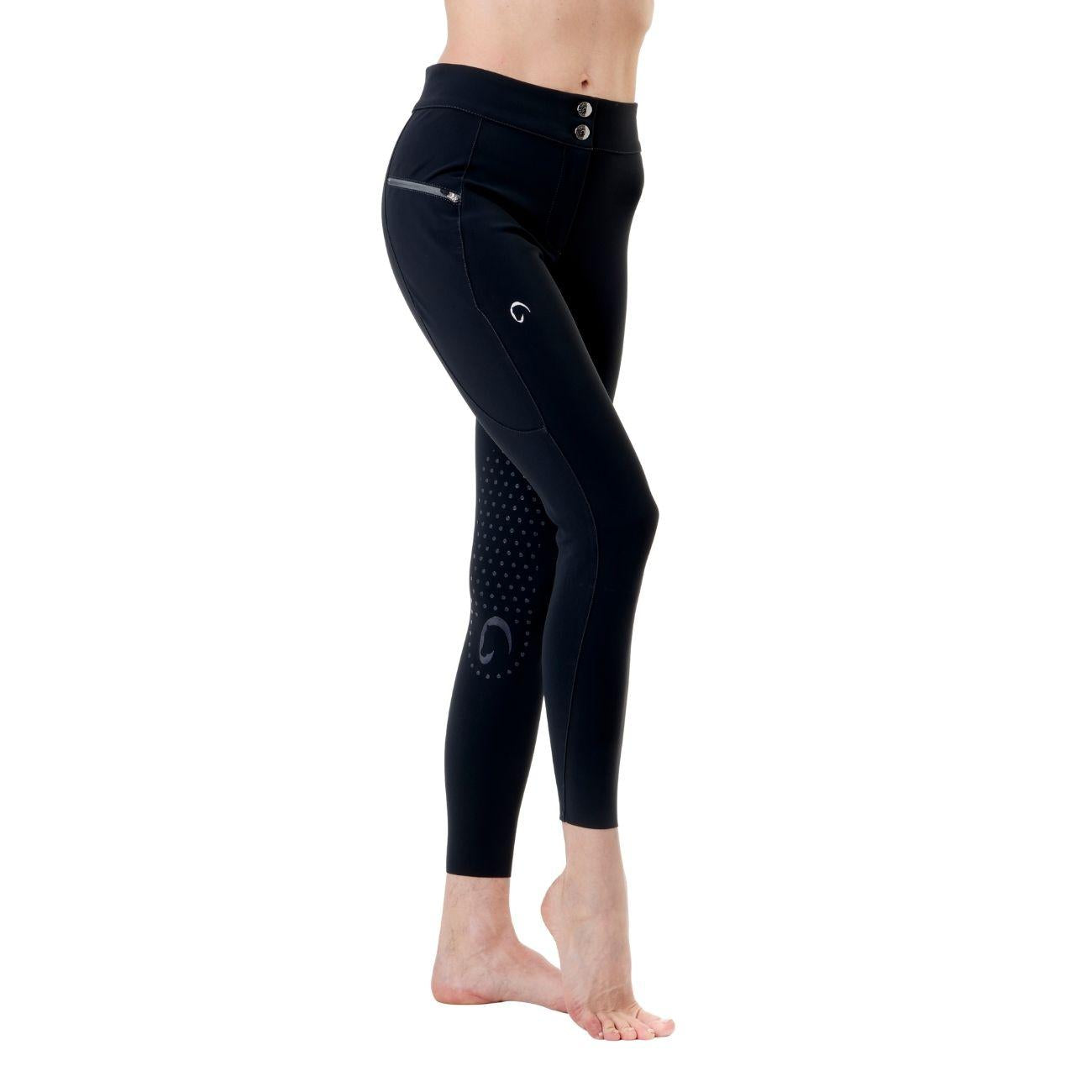 Pantalone Da Donna Half Grip Venezia Mascheroni Blu 09MA-02VENEZIA 342BLU MASCHERONI SELLERIA 