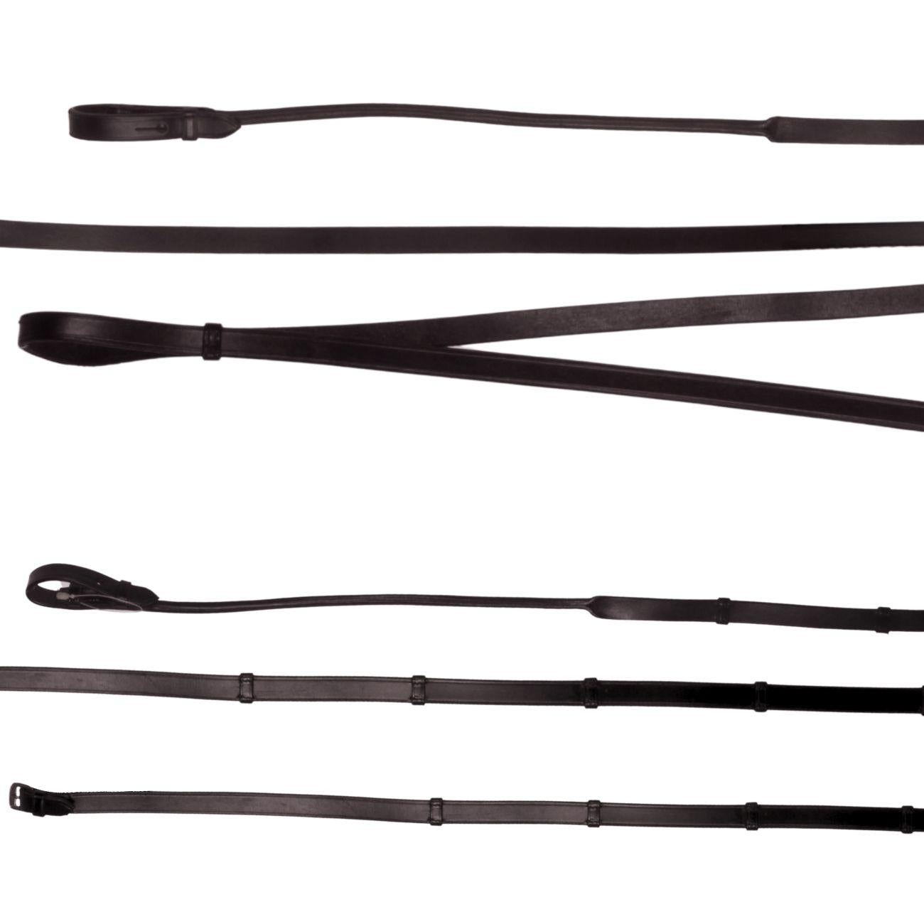 Testiera Morso/Filetto Con Redini Mascheroni Nero/Bianco 09MATEMOFILTO NERO+BIANC MASCHERONI SELLERIA 