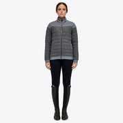 GIUBBINO DONNA TRAPUNTATO IN LANA E JERSEY CAVALLERIA TOSCANA 29CT-MAD120LY001 8980GREY CAVALLERIA TOSCANA