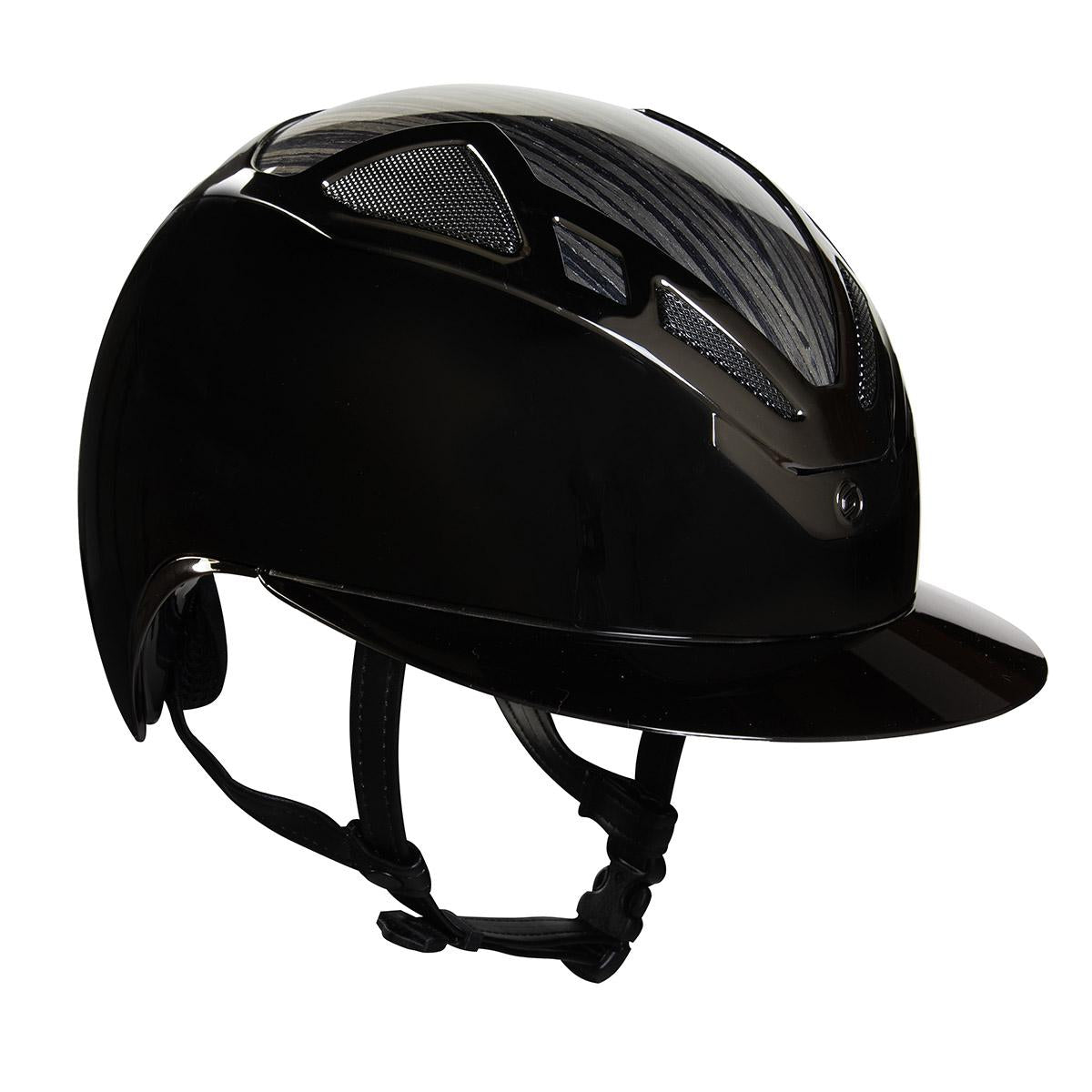 AP Wood Lady Glossy Suomy Helmet Black