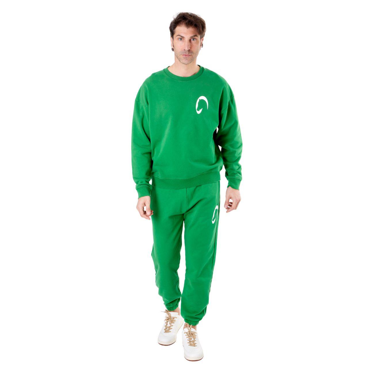 Felpa Uomo Mascheroni Verde MASCHERONI-FELPA VERDE MASCHERONI SELLERIA 