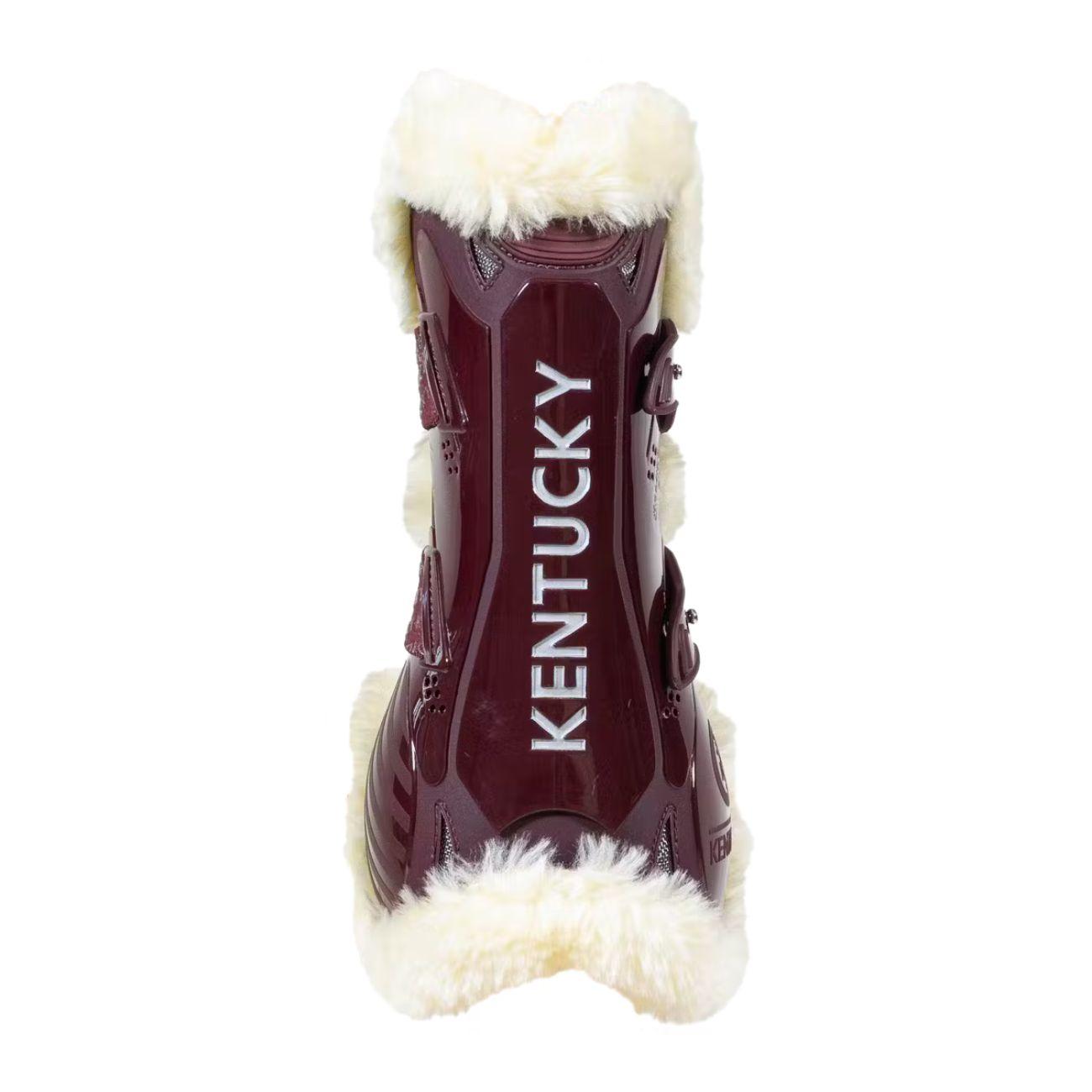 Stinchiere Vegan Sheepskin Tendon Boots Bamboo Elastic Kentucky Smeraldo Bordeaux 88102 17BORDEAUX KENTUCKY 