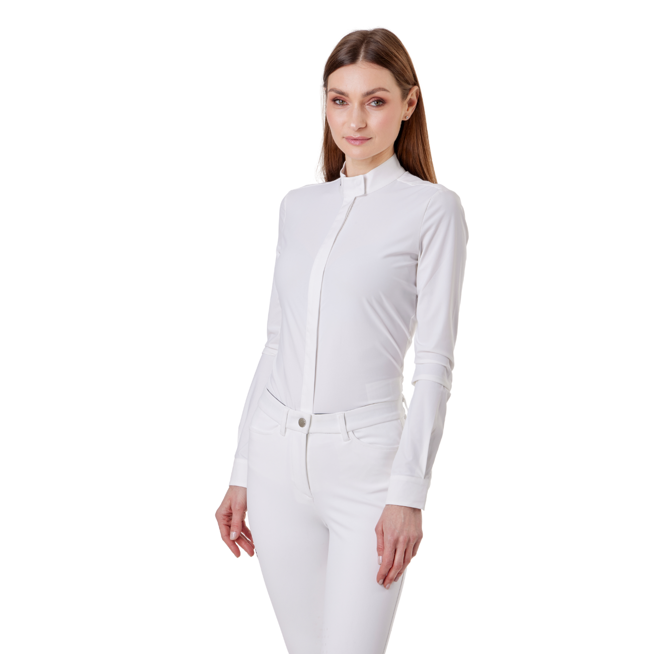 Camicia Da Concorso Da Donna A Manica Lunga Mascheroni MASDCML01 WHITE MASCHERONI SELLERIA 